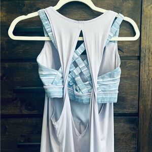 LULULEMON Size 8 one piece tank with bra